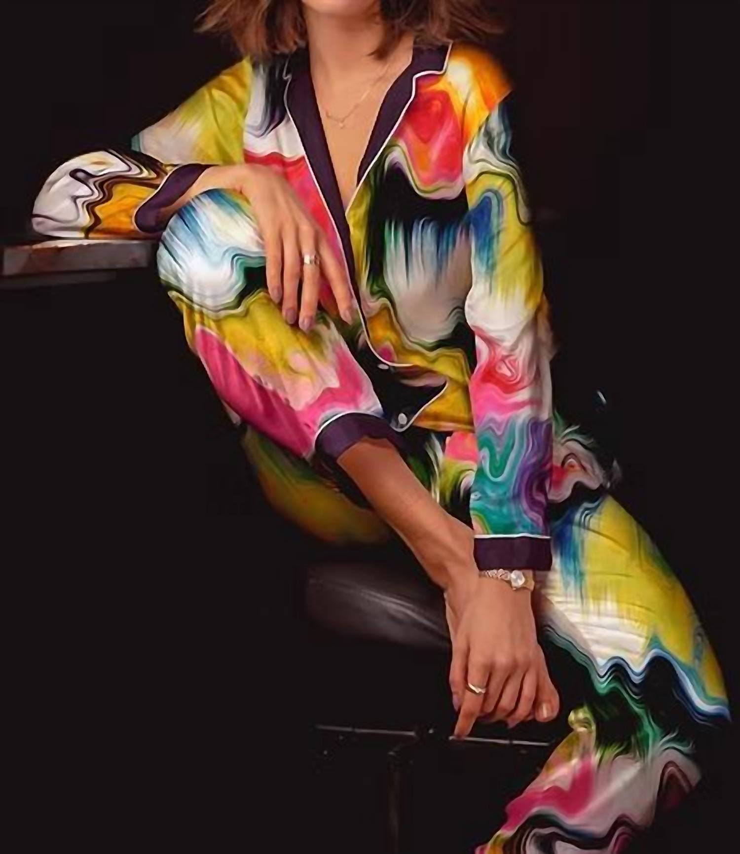 New Averie Shayna Long Pj In Shayna — image 2 of 2